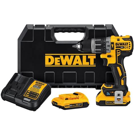 Dewalt 20v Max Xr Lithium Ion Cordless Brushless Hammer Drill Driver Kit With Tool Connect