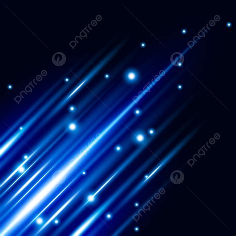Light Shine Effect Vector Png Images Abstract Blue Light Effect With