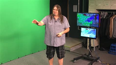 Ron Houk Tries Tv Weather Forecasting At Wdio Youtube