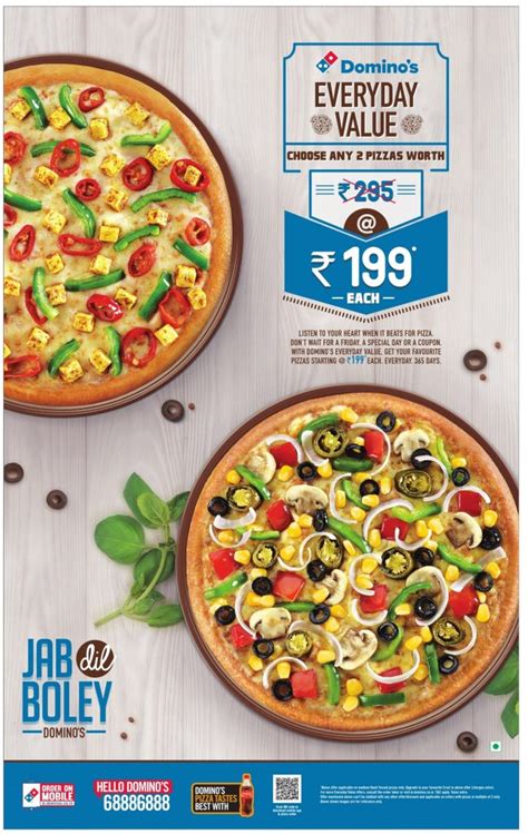 Dominos Pizza Advertisement In Newspapers Advert Gallery Collection