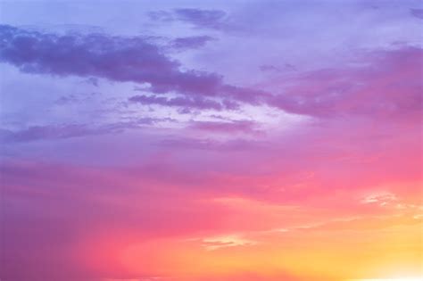 Purple Sunset Sky Free Photo On Barnimages
