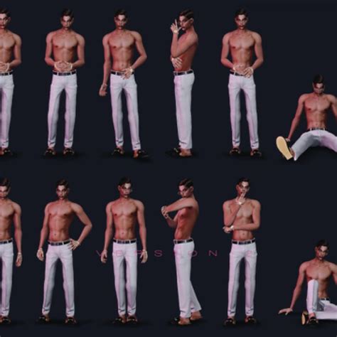 Male Poses 10 Pose Pack And Cas By Helgatisha The Sims 4 Sims 4