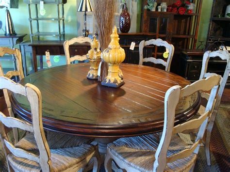 60 Round Hand Carved Pedestal Dining Table French Country Reclaimed