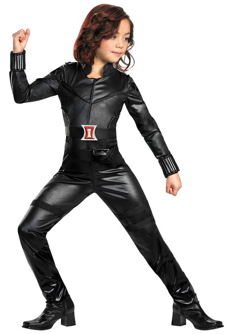 Girls Deluxe Black Widow Costume Halloween Costumes