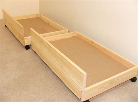 Tips For Diy Under Bed Drawers To Make It Work Effectively Bed