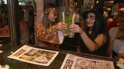 south beach hosts bar crawl for adult trick or treaters wsvn 7news miami news weather