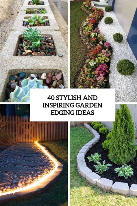 40 Stylish And Inspiring Garden Edging Ideas Digsdigs