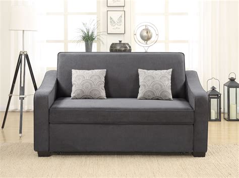 Queen Size Click Clack Sofa Bed With Storage Baci Living Room