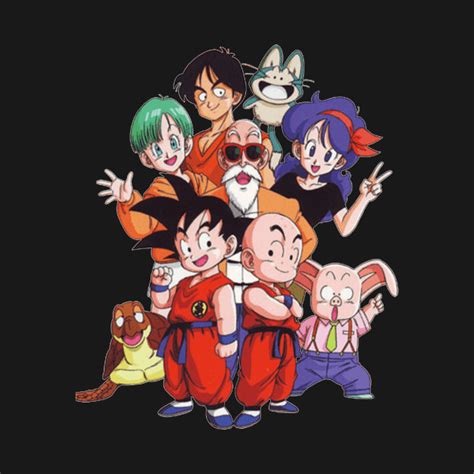 Dragon ball (ドラゴンボール, doragon bōru) is an internationally popular media franchise. Dragon Ball Cast - Dragon Ball - T-Shirt | TeePublic