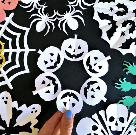 Diy Halloween Snowflake Templates Snowflake Template Halloween