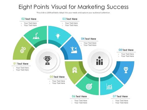 Eight Points Visual For Marketing Success Infographic Template