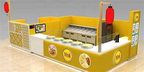 The New Design Of The Food Kiosk For Shopping Mall Mall Kiosks Food