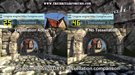 1080p Hd5970 Dx11 Tessellation Comparison Iii Youtube