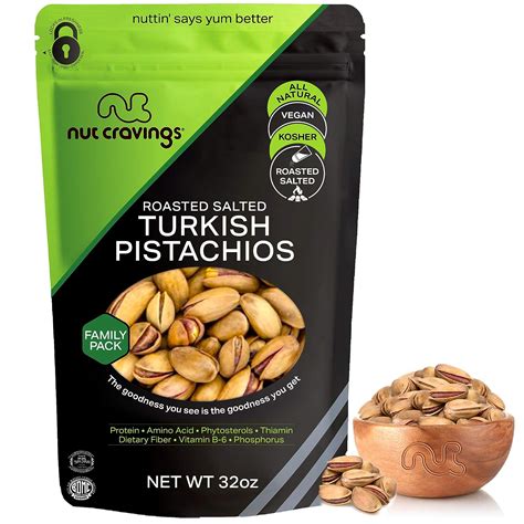 Amazon Com Roasted Lightly Salted Turkish Pistachios Antep 32oz