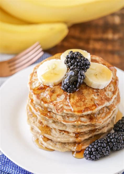Banana Oatmeal Pancakes Hearty And Delicious Lil Luna