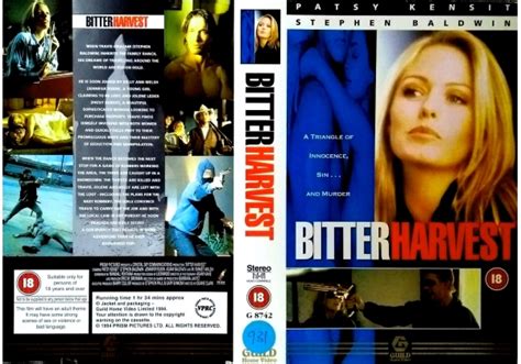 Bitter Harvest 1993 On Guild Home Video United Kingdom VHS Videotape