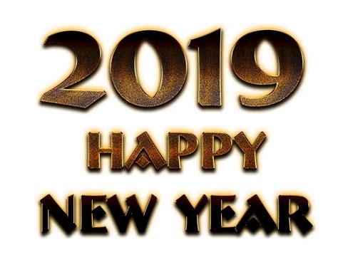 2019 Happy New Year Png Transparent Images Png All