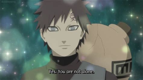 He Does Not Have To Be Alone Gaara Im Right Here Anime Naruto Naruto