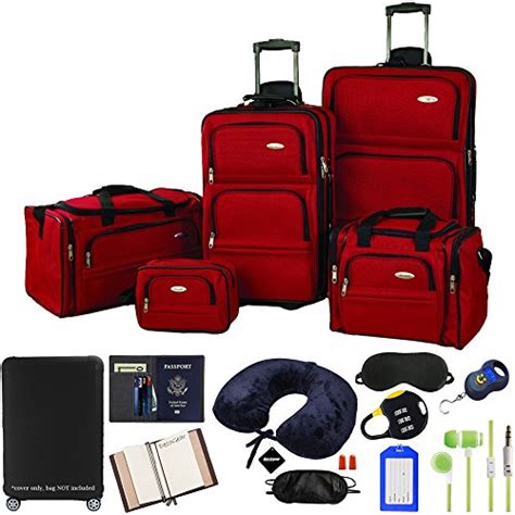 Samsonite 5 Piece Nested Luggage Set Red Sale ️