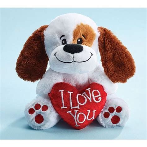 Valentines Day Plush Puppy