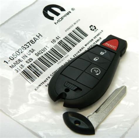 New Oem 2009 2010 Dodge Journey Charger Remote Start Key Fob Fobik