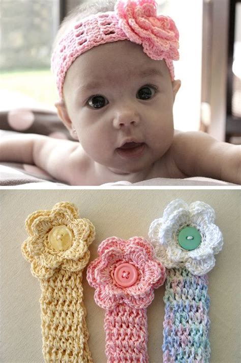 Crochet For Children Baby Head Band Tutorial Crochet Baby Headband