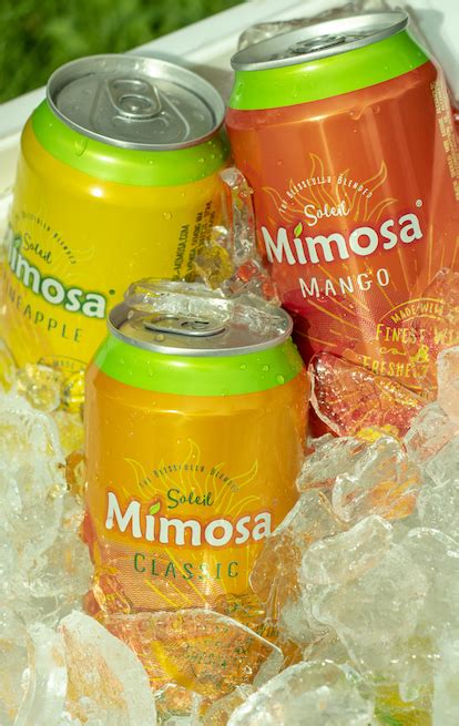 Soleil Mimosa Canned Mimosas Beverage Dynamics