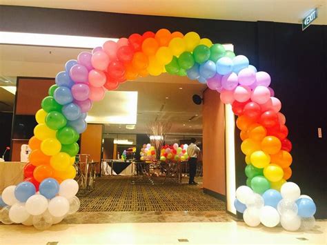 Rainbow Balloon Arch That Balloons Rainbow Balloon Arch Rainbow
