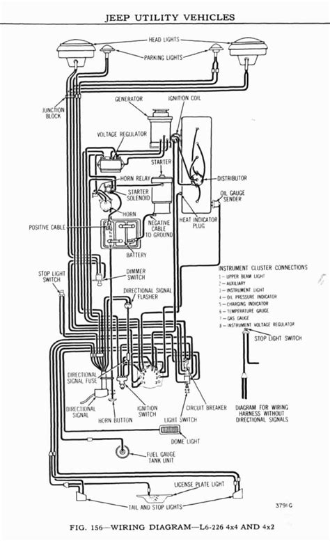 1953 Willys Wiring Diagram Schematic Sloverick Blog