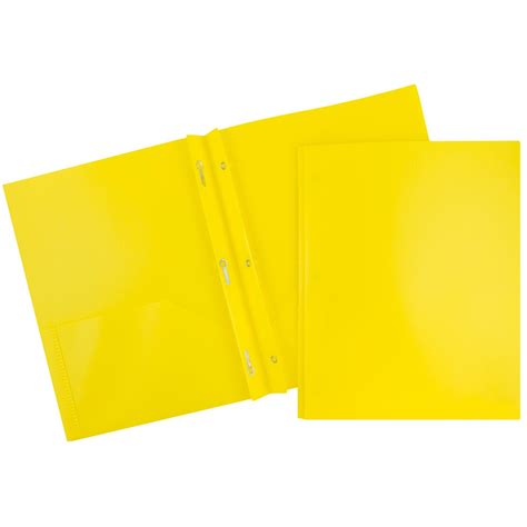 Better Than Basic Plastic 2 Pocket School Folders With Metal Prongs