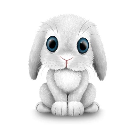 Cute White Baby Bunny Rabbit Bunny Tank Top Teepublic