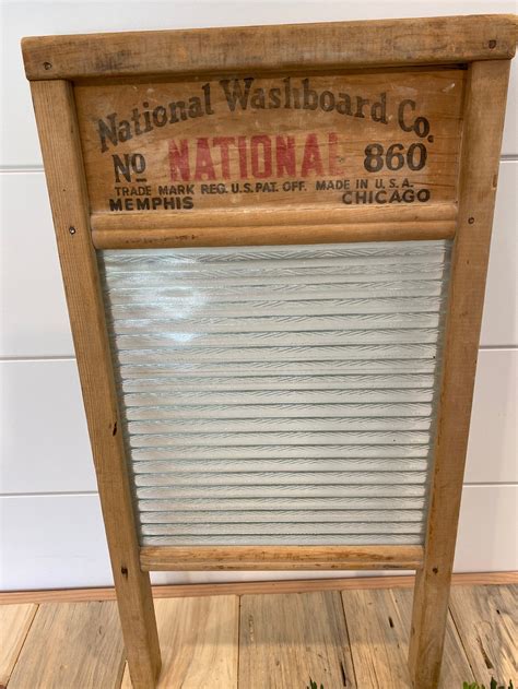 Vintage National Glass Washboard Vintage Glass Washboard Etsy