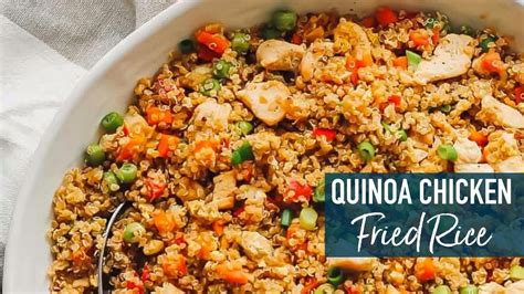 Quinoa Chicken Fried Rice Youtube