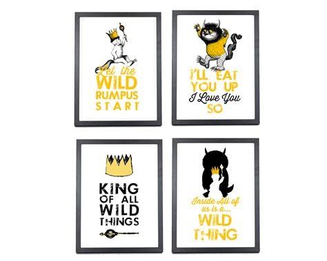 Where The Wild Things Are 4 Pack