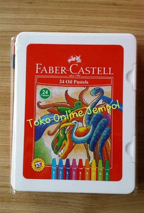 Jual Isi 24 Warna Crayon Faber Castell Original Oil Pastels Krayon