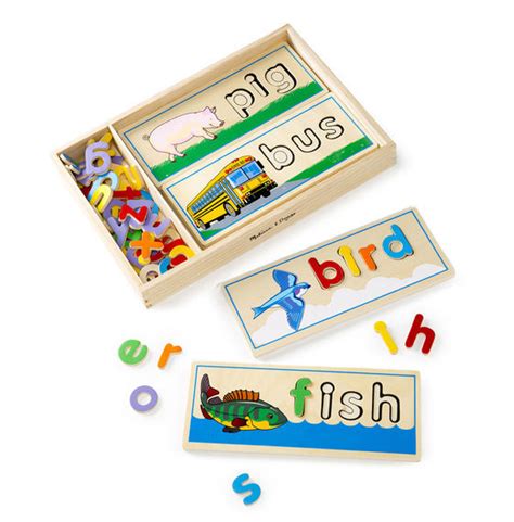 Buy Melissa And Doug Wooden See And Spell Puzzle At Mighty Ape Nz