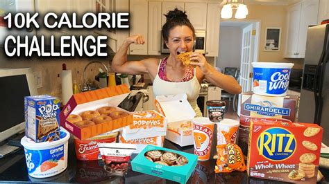 K Calorie Challenge Girl Vs Food Epic Cheat Day Ashley Nocera