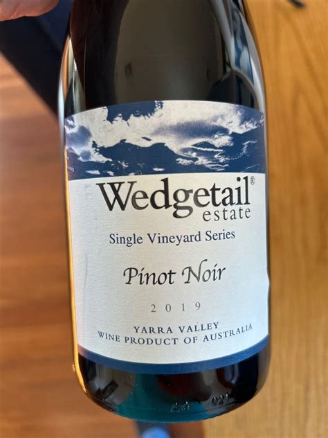 2019 Wedgetail Estate Pinot Noir Single Vineyard Australia Victoria