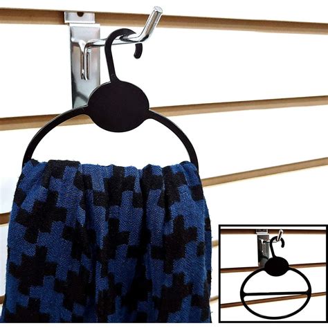 Large Scarf Hanger Rings Retail Plastic Fine Garment Hooks For