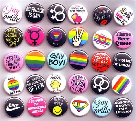 Items Similar To Queer Pride One Inch Buttons Badges Lot X Gay