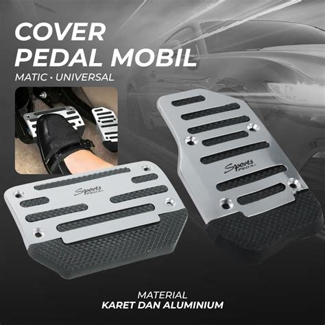 R Sport Cover Gas Rem Mobil Otomatis Foot Pedal Universal Xb 373