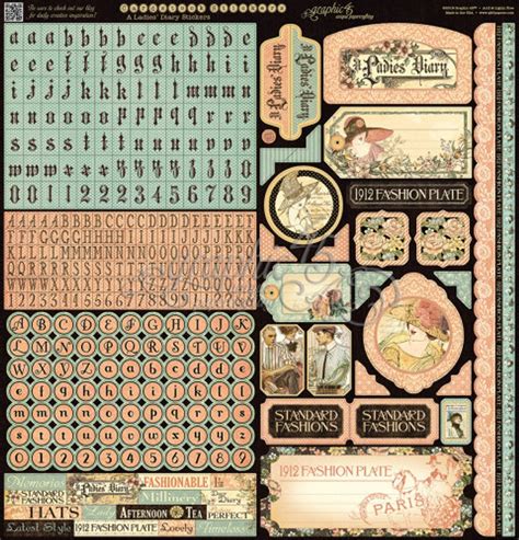Graphic 45 A Ladies Diary Deluxe