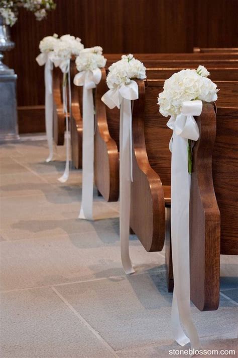 Church Pew Ends Wedding Aisle Decoration Ideas To Love Emma Loves Weddings