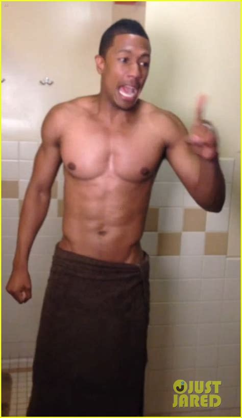Nick Cannon Goes Naked In A Towel For Ice Bucket Challenge Photo Nick Cannon