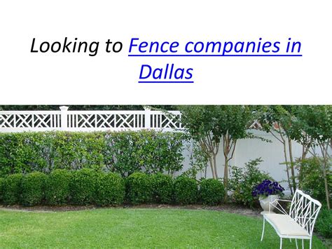 We scored 29 fence companies in allen, tx and picked the top 9. Fence Companies in Dallas by Allen Cooper - Issuu