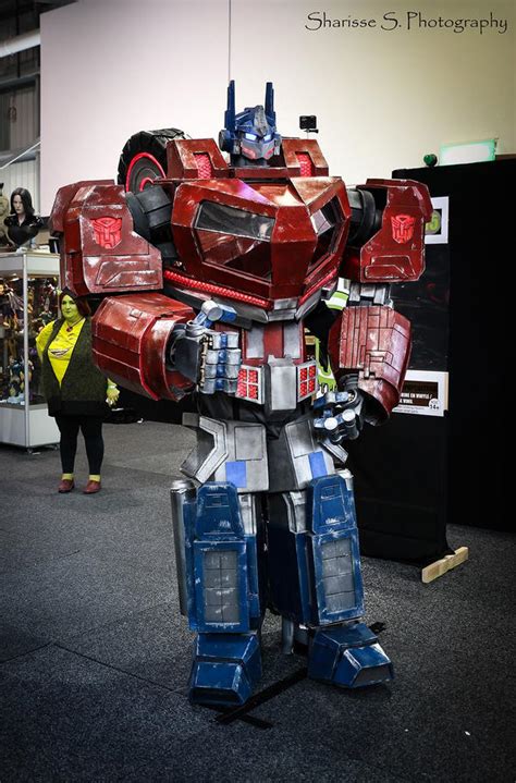 Optimus Prime Cosplay At Adelaide Supanova 2015 By Old Trenchy On