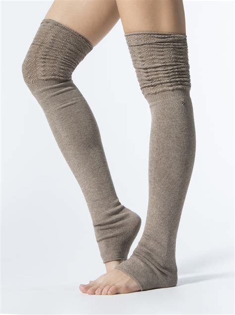 Sasha Leg Warmers Socks In Foxy By Toesox From Carbon38 Thigh High Leg Warmers Sock Workout