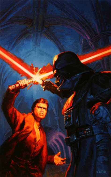 Star Wars Darth Vader Book Cover Painting In Paul