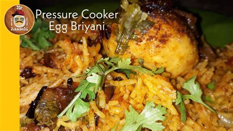 Easy Pressure Cooker Egg Biryani In Tamil Biryani Recipe Easter