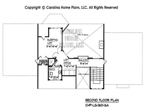 Large Open Floor House Plan Chp Lg 2621 Ga Sq Ft Large Open Floor